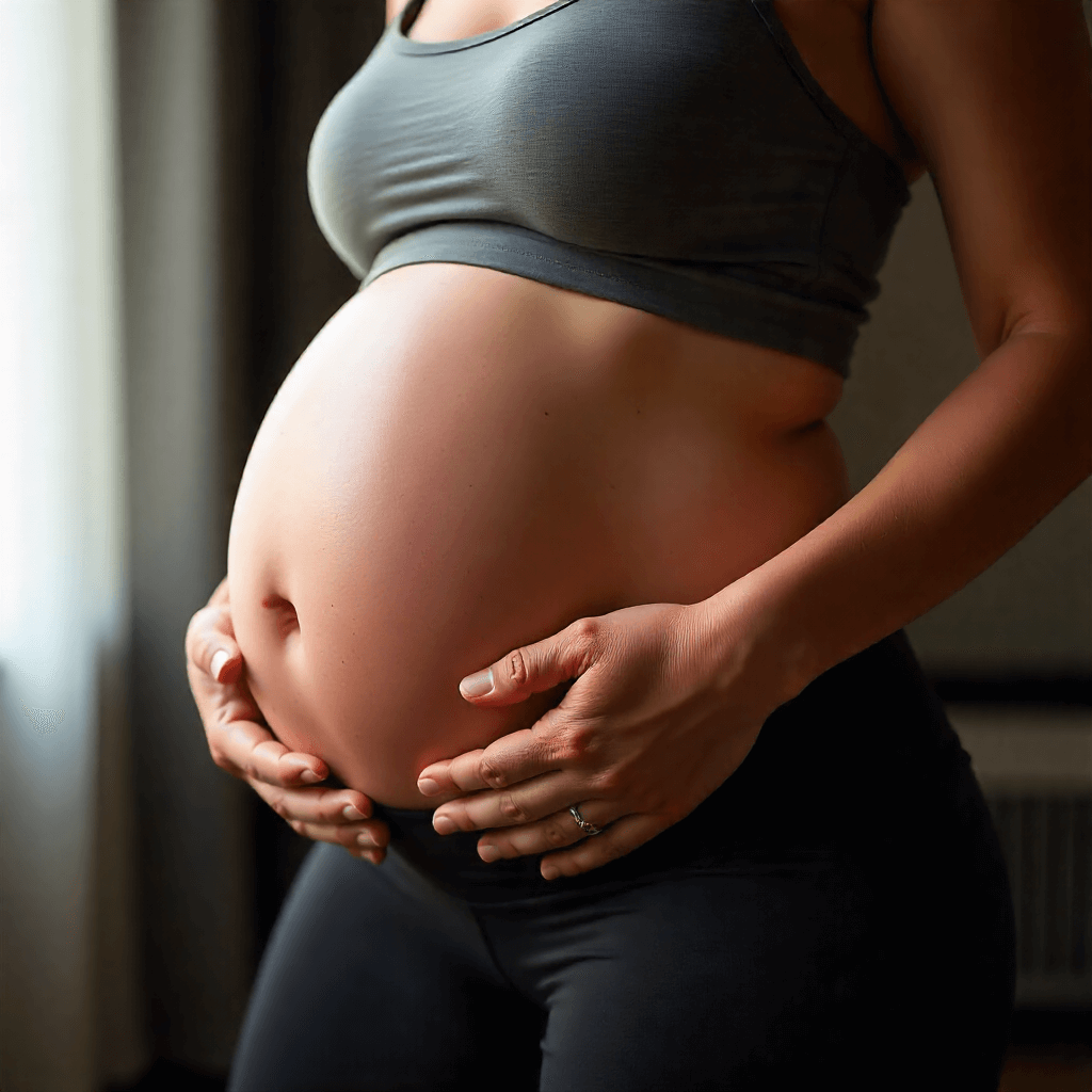 femmes enceintes en cours de conditionnement physique